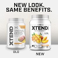 Vista 3 de XTEND Original BCAA - Polvo de Mango Madness Bebida de recuperación muscular post entrenamiento sin azúcar con aminoácidos 7g de BCAA
