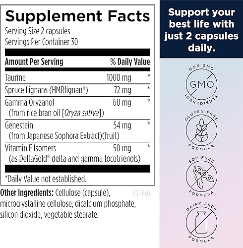 Miniatura 6 de Designs for Health FemGuard-HF - Ayuda a disminuir los sofocos leves de la menopausia - Suplementos de peri y menopausia para mujeres para apoyar el