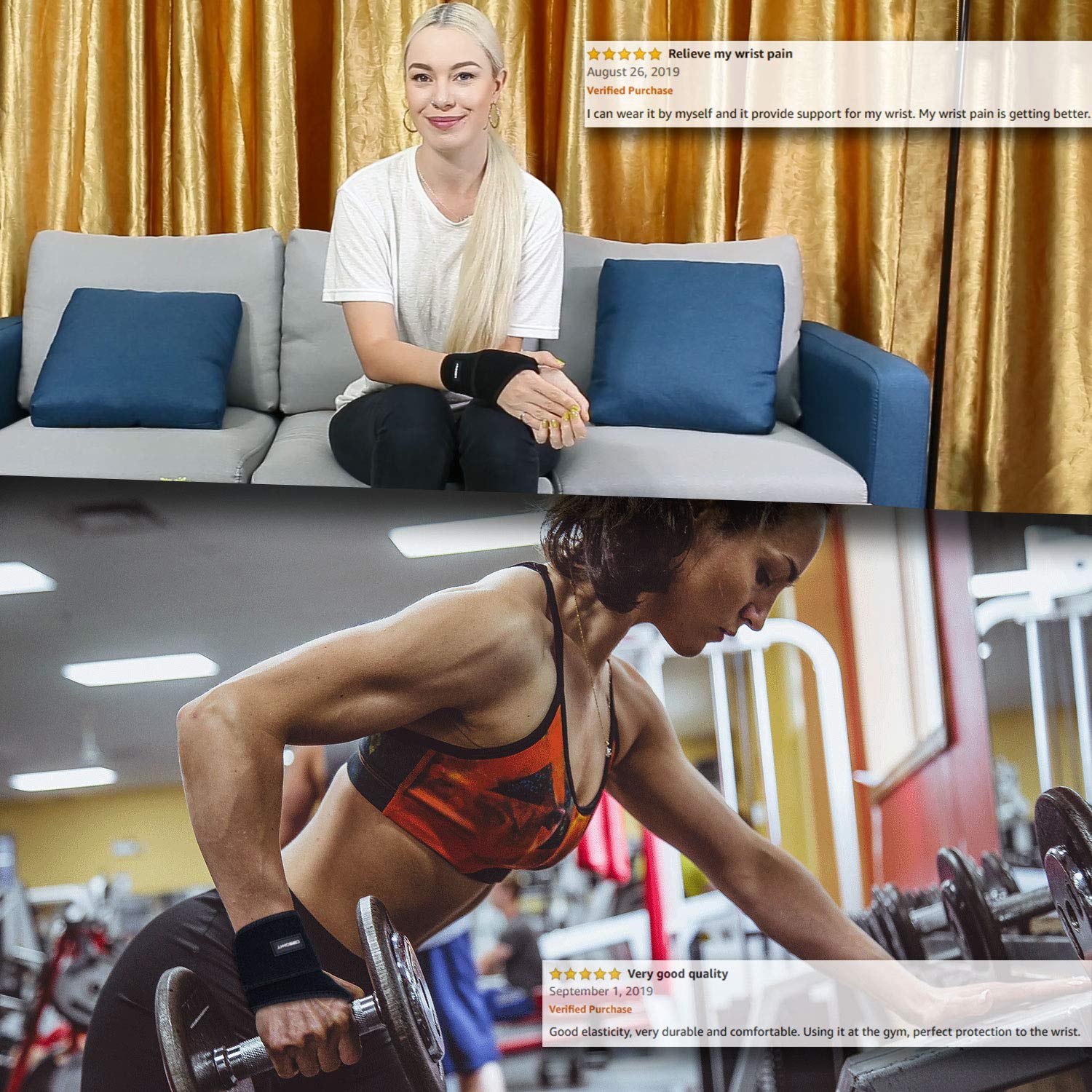 Holiday Deals 🛒 CERBONNY Carpal Tunnel Wrist Brace ,2Pack Wrist Support Brace Adjustable Wrist Strap Reversible Wrist Brace for Sports Protecting/Tendonitis Pain Relief/Carpal Tunnel/Arthritis-Right&Left Best Deal Cheap 🛒 CERBONNY Carpal Tunnel Wrist Brace ,2Pack Wrist Support Brace Adjustable Wrist Strap Reversible Wrist Brace for Sports Protecting/Tendonitis Pain Relief/Carpal Tunnel/Arthritis-Right&Left