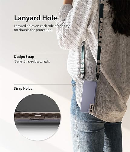 Miniatura 6 de Ringke Funda de teléfono Air diseñada para Samsung Galaxy S21+Accesorio de cubierta de TPU flexible completo transparente - transparente