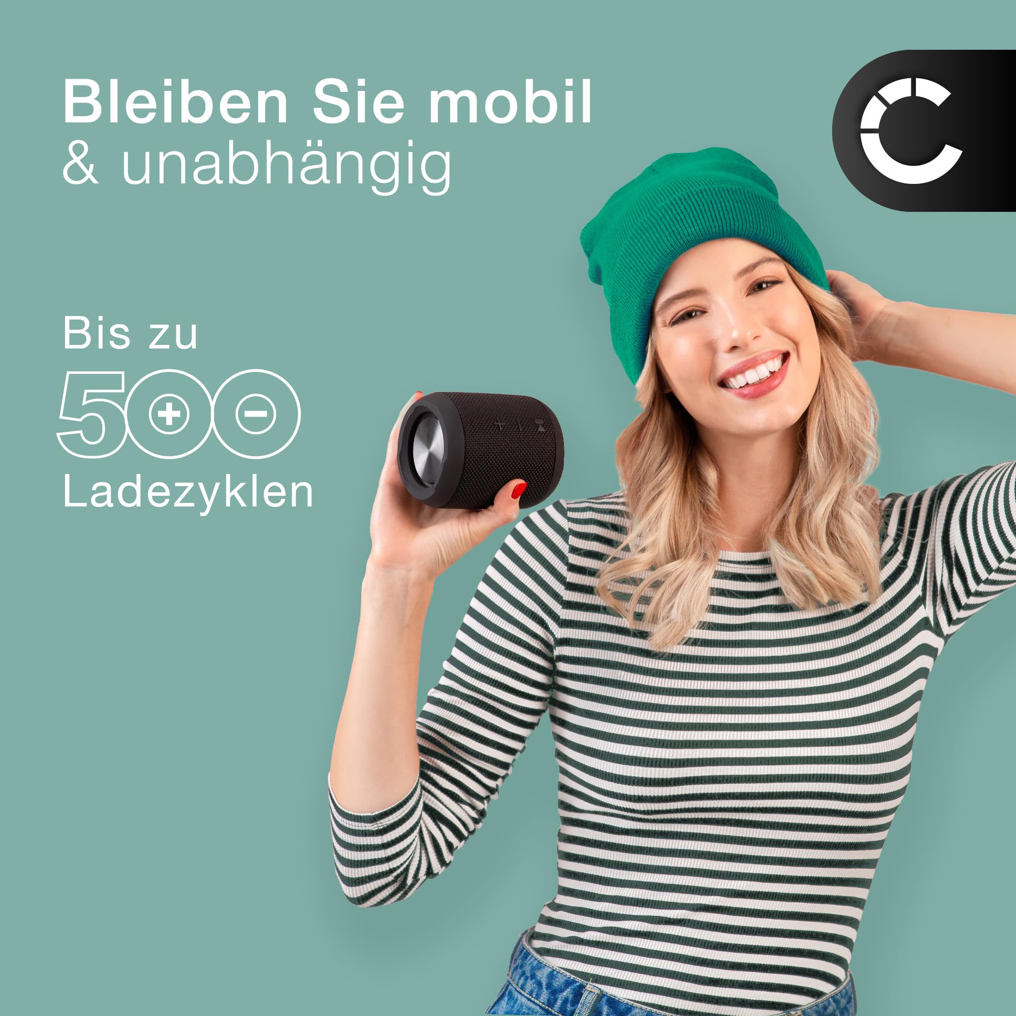 CELLONIC 1x Akku für Lautsprecher Kompatibel mit Bang & Olufsen BeoPlay A2, BeoLit 17, BeoLit 15 - (3400mAh, 7.4V)