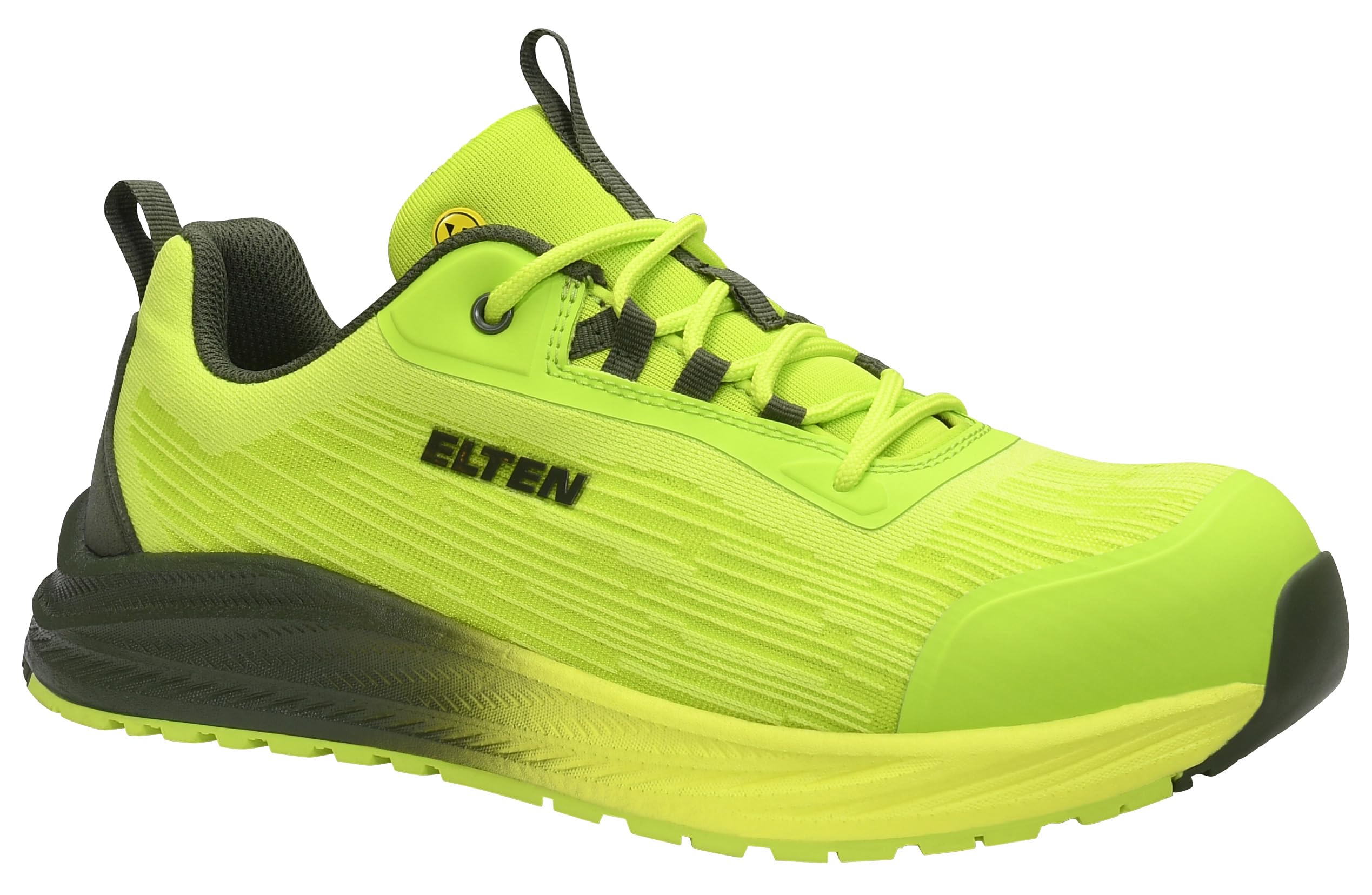 ELTEN HANKO XXNF Lime Low ESD S1 | Sicherheitsschuhe für Damen & Herren, Carbonkappe, leicht, atmungsaktiv
