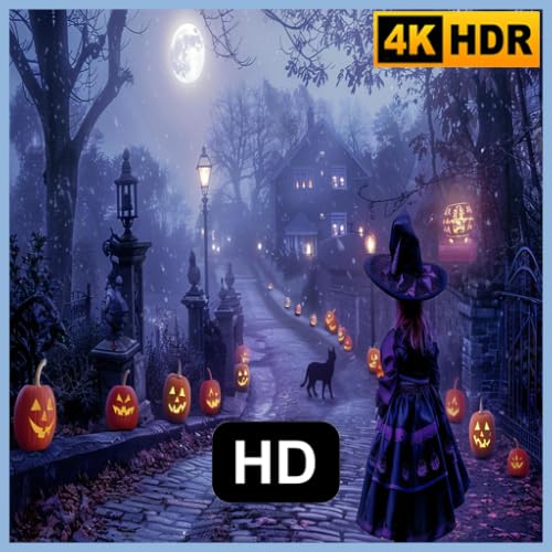 Décorations d'Halloween vintage - Scènes animées nostalgiques et effrayantes