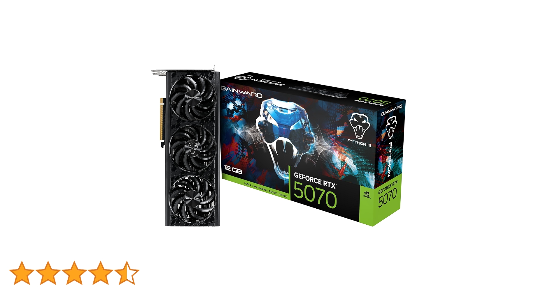 Amazon | GAINWARD RTX 5070 PYTHON III 12GB GDDR7 192bit 3-DP