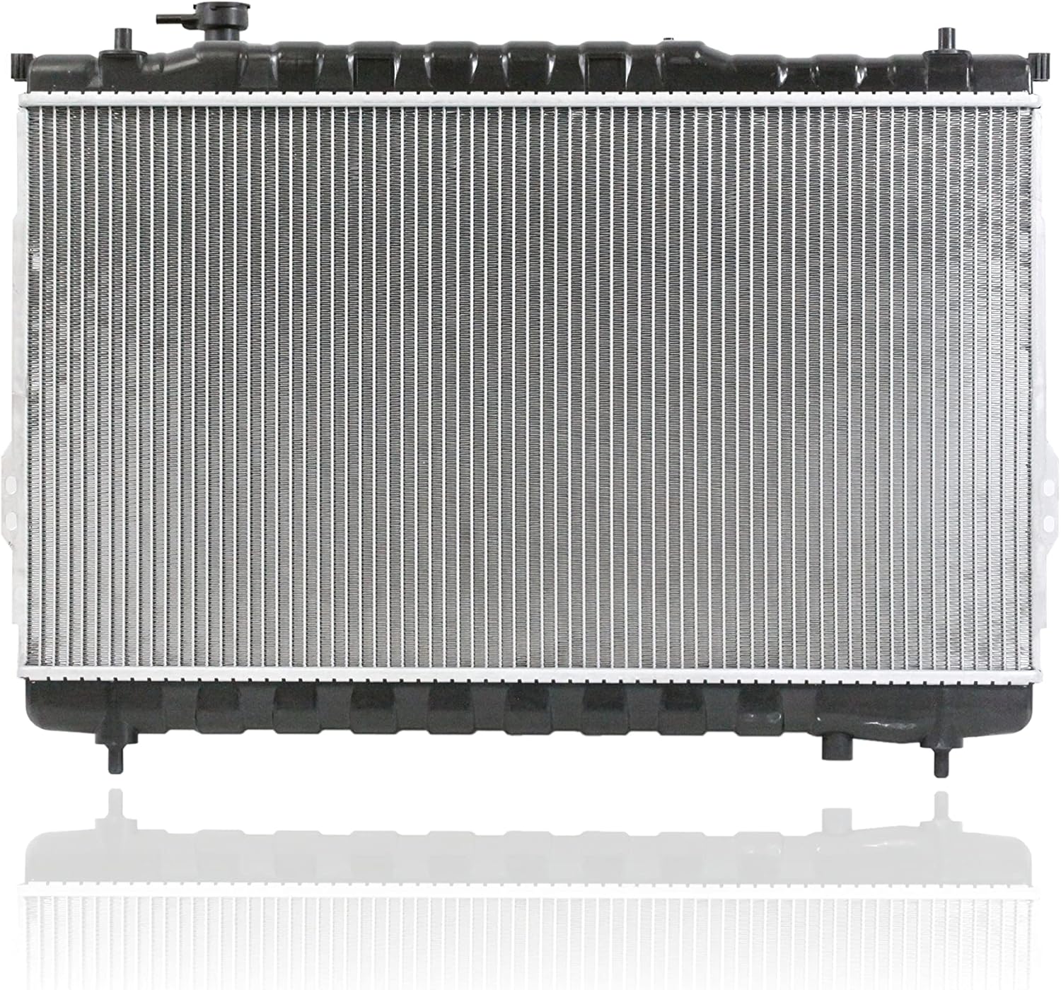 Radiator - Pacific Best Inc. Compatible/Replacement for 2759 01-06 Hyundai Santa Fe V6 3.5L - Plastic Tank, Aluminum Core