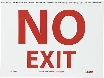 NMC M199P Fire Sign, Legend