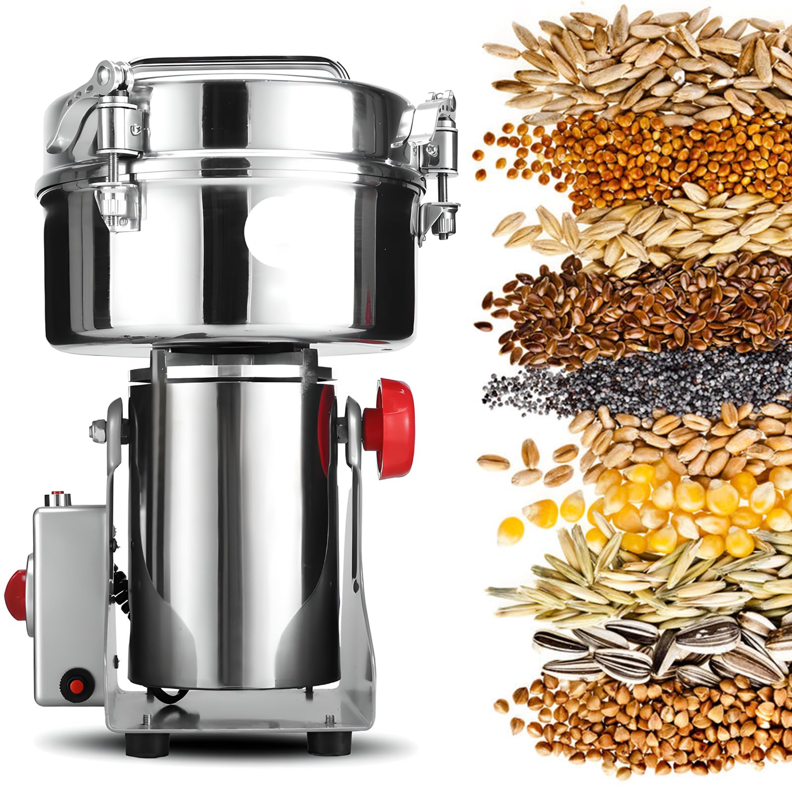 Grinder à grains électriques en acier inoxydable durable