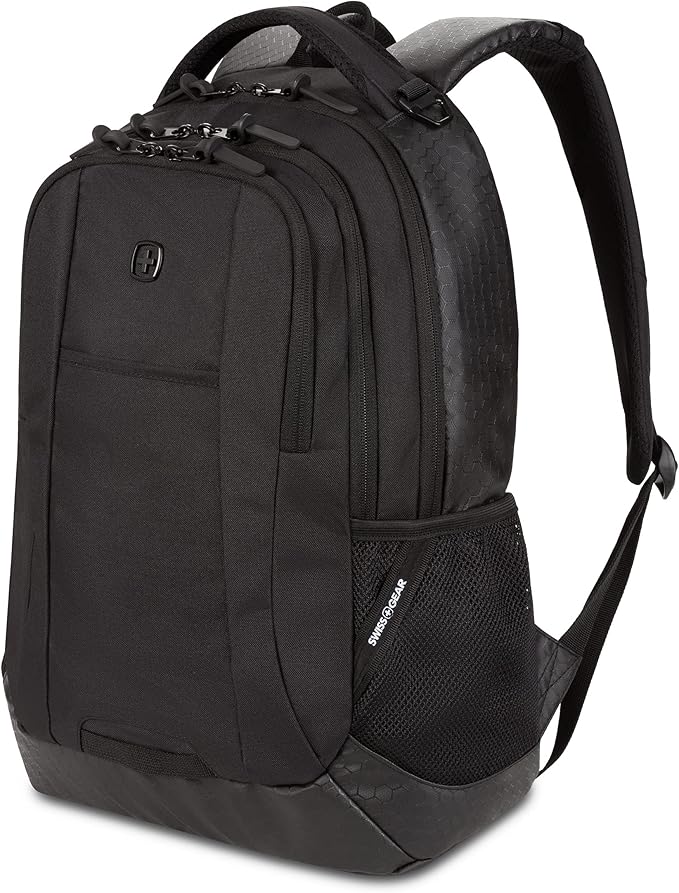 SwissGear Cecil 5505 Laptop Backpack, Black Hex, 18Inch