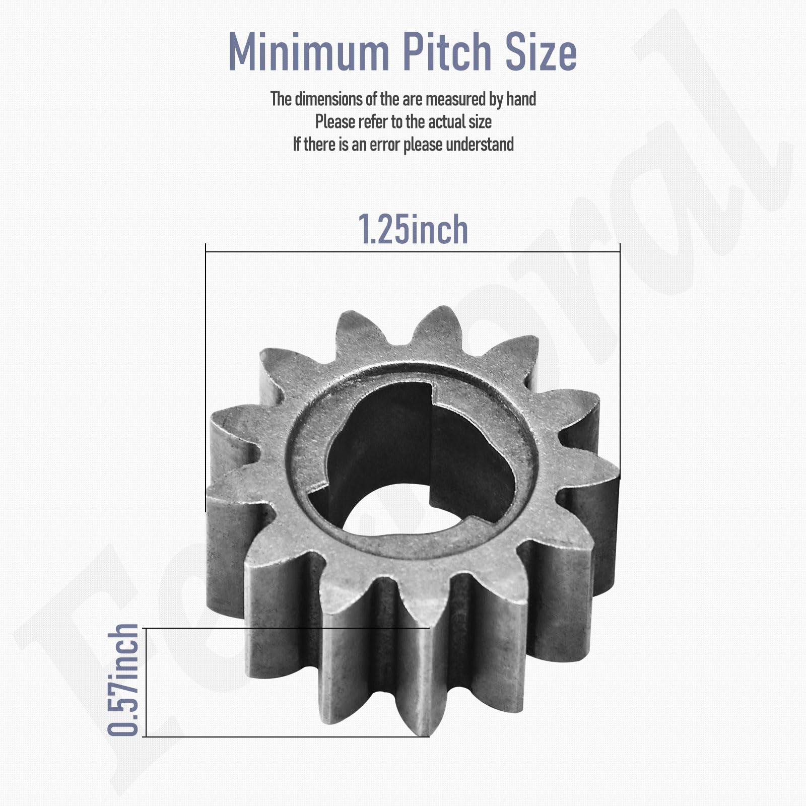 42661-VH7-000 - Engranaje de piñón compatible con cortacésped Hon-da HRR216K3, HRR216K4, HRR216K5, HRR216K6, HRR216K7, HRX217, HRX217K1, HRX217K5