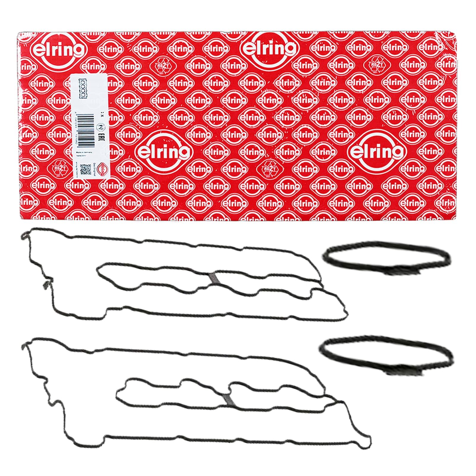 Elring 008.560 Set di Guarnizioni, Guarnizione Coperchio Testata Motore per Cilindro di Cilindro | Compatibile con: BMW 5, 5 Gran Turismo, 5 Touring, 6 Cabriolet, 6 Coupe, 7, X5, X6, WIESMANN GT MF4 Coupe, MF4 Roadster
