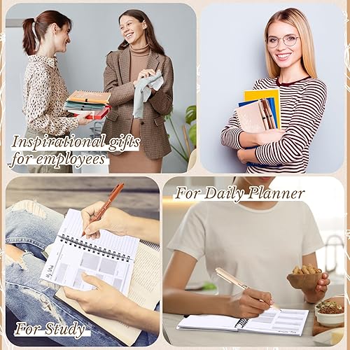 Miniatura 6 de 20 Sets40 Pcs Employee Appreciation Gifts Bulk A6 Inspirational Journal with Ballpoint Pen Thank You Notebook Gifts for Employee Student Teacher