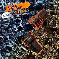 Vista 12 de Dynofit Tuercas de llanta de 0.472 in x 1.5 compatibles con Ford Lincoln, para fusión 2006-2019, Escape 2001-2019, enfoque 2012-2018, tuercas