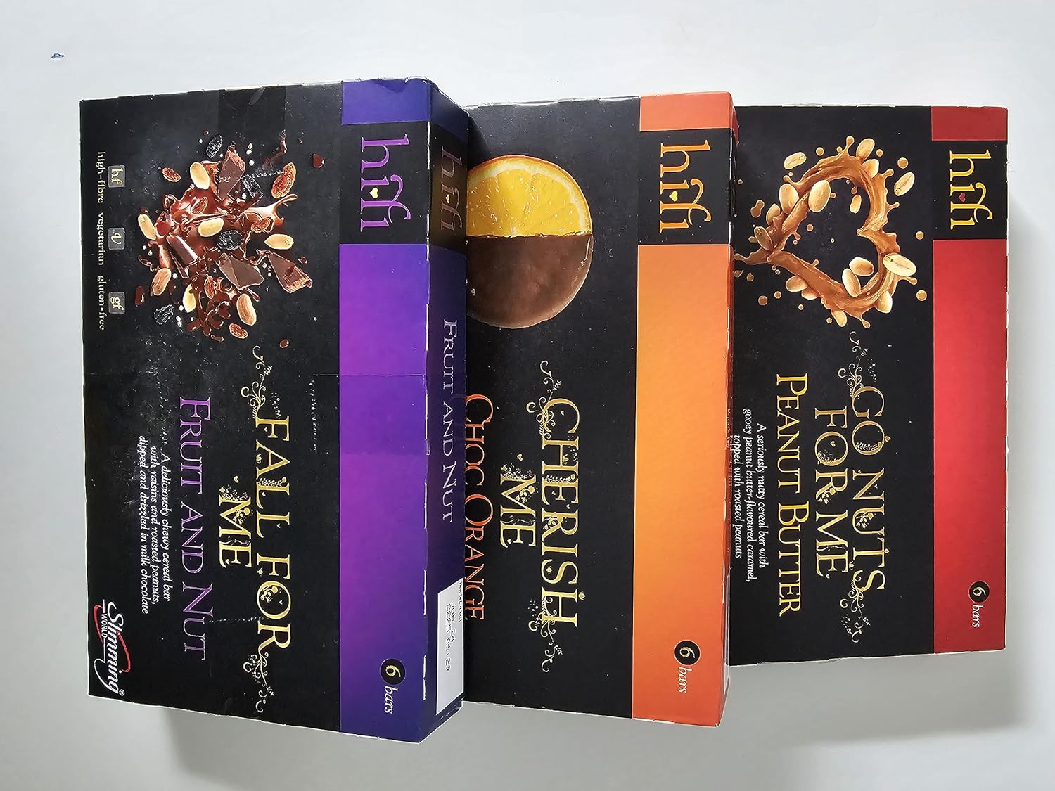 Slimming World HiFi Bars 3 Boxes (Peanut Butter, Choc Orange, Fruit