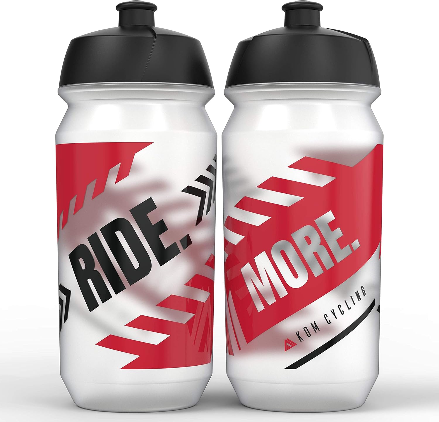 KOM Cycling Water Bottle Collection 500ml (16.9oz) Cycling