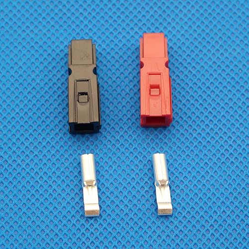 Miniatura 2 de raogoodcx 20pares de desconexión rápida 30Amp 600V conector de alimentación enchufe + terminales de la batería Rojo Negro