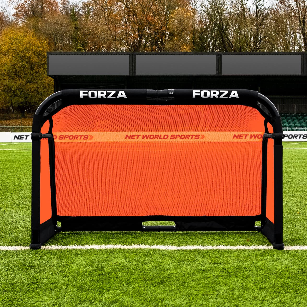 FORZA Replacement POD Goal Nets [3x Sizes, 9x Colours] | Replacement Football Nets (Orange Net, 6 x 4)