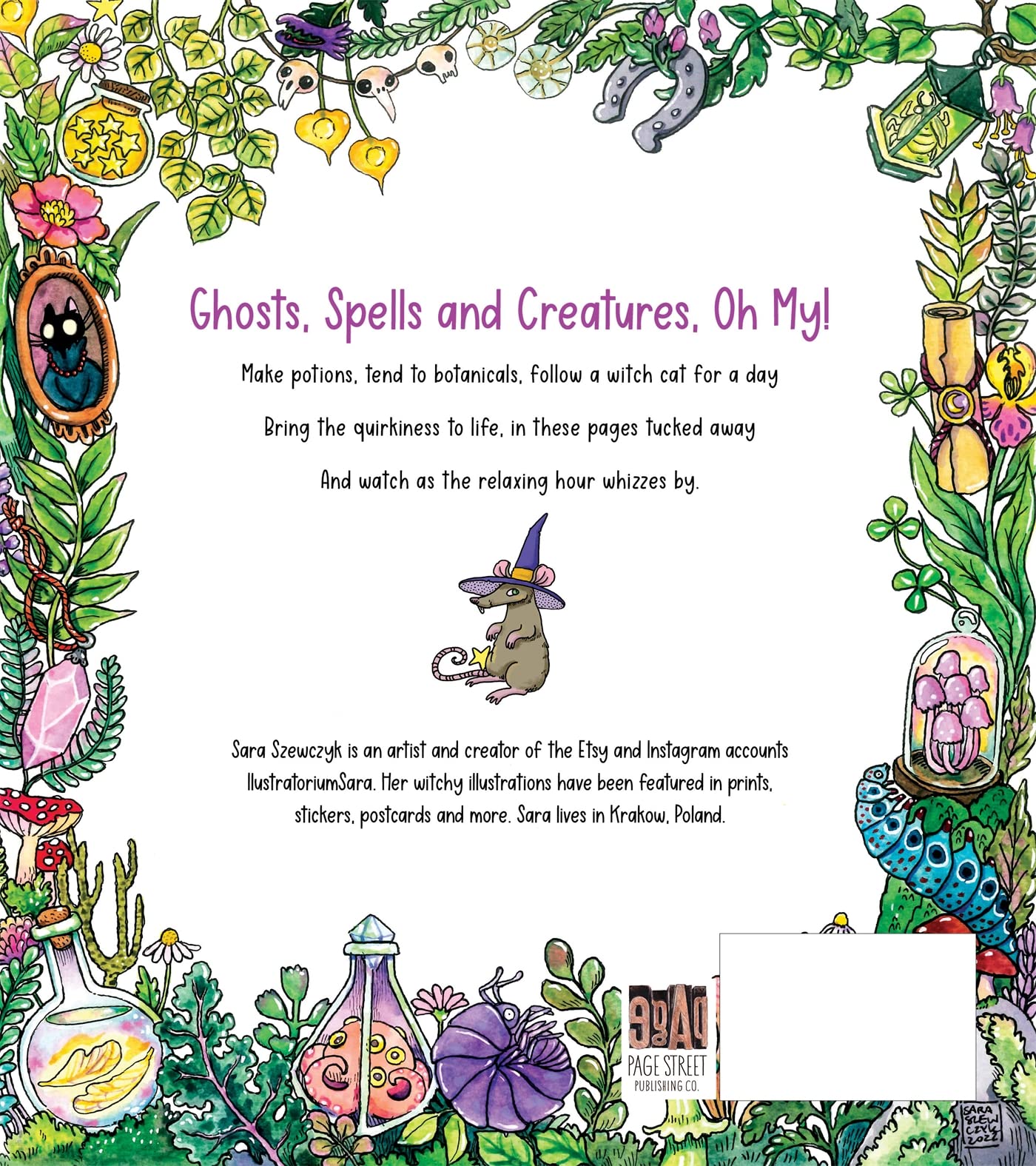 Spooky Coloring Book: Creepy But Cute Illustrations for Your Inner Witch