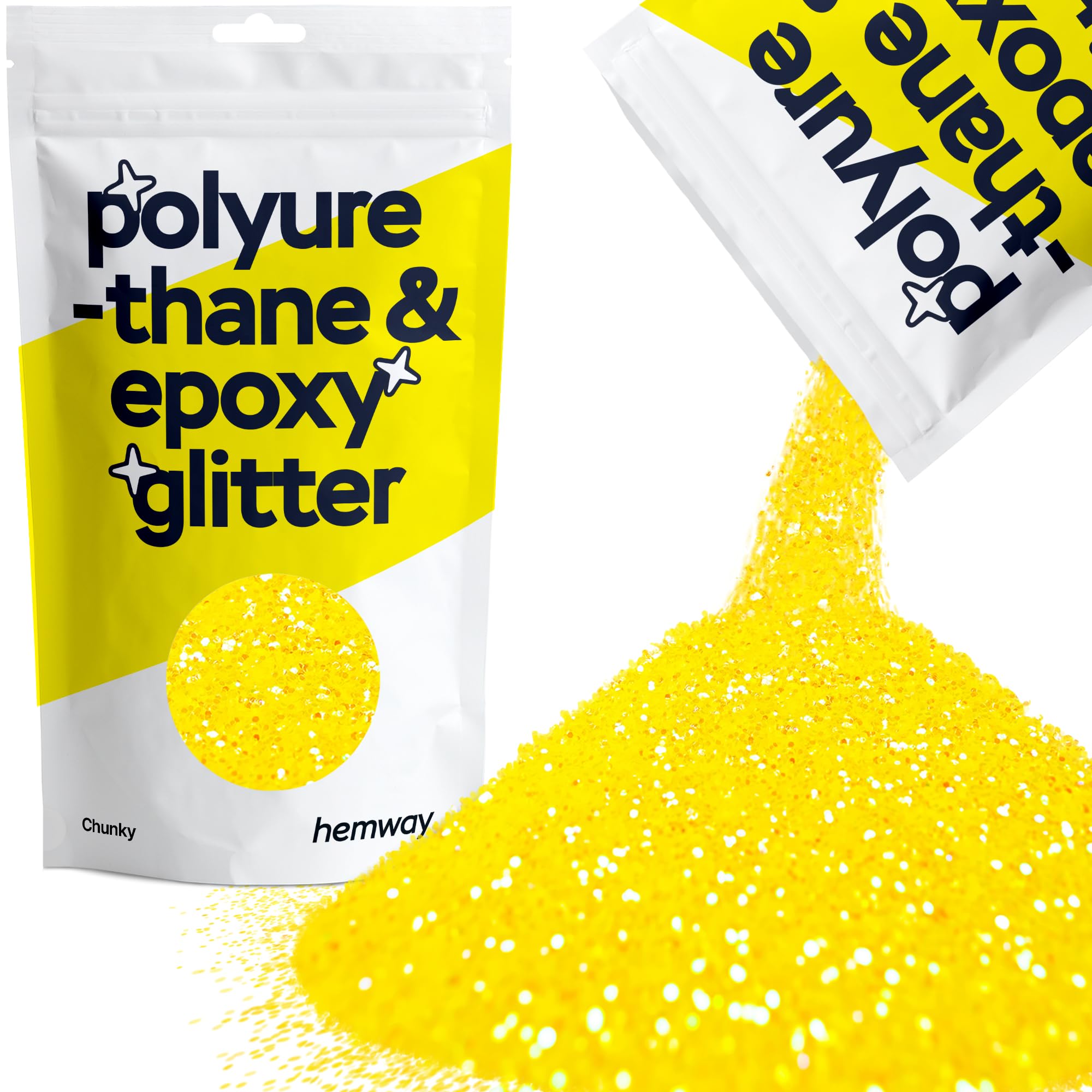 Hemway Resin Glitter Bronze Brown 100g Super Chunky | Polyurethane & Epoxy Glitter for Resin Crafts, Tumblers, Coasters, Floor & Table Art — view 247