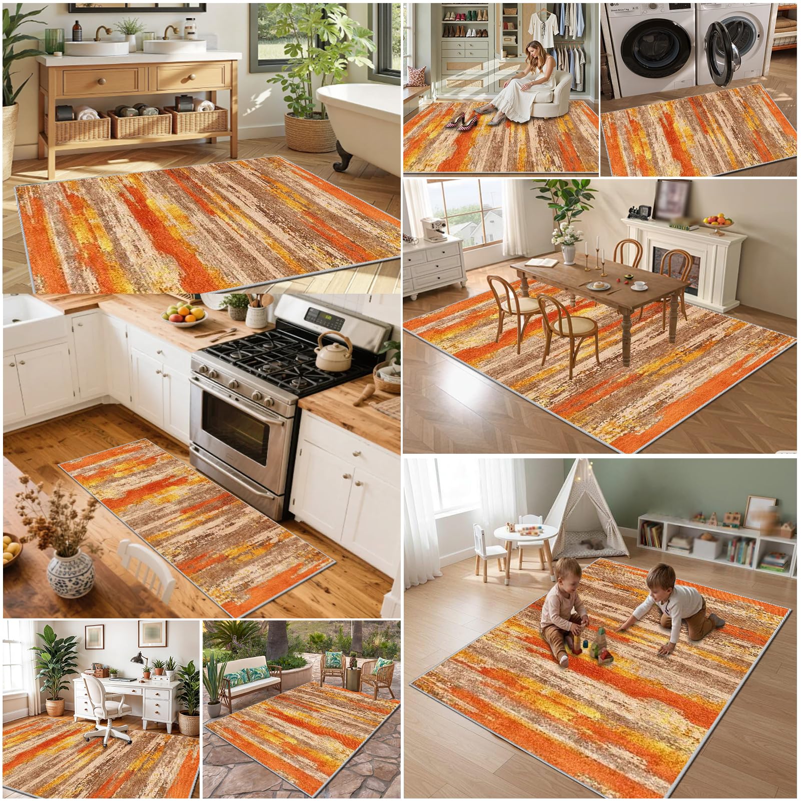 Nowoczesny abstrakcyjny dywan do salonu sypialnia łóżko dywanik antypoślizgowy duży dywan do salonu z krótkim włosiem geometryczny dywanik podłogowy dywanik do jadalni do wnętrz mata na schody 110 x