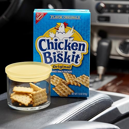 Miniatura 8 de Chicken in a Biskit Galletas horneadas originales, aperitivos a granel, 6 cajas de 7.5 onzas