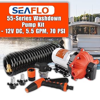 ウォッシュ　ポンプ Amazon.co.jp: SEAFLO 55シリーズ ウォッシュダウンポンプキット