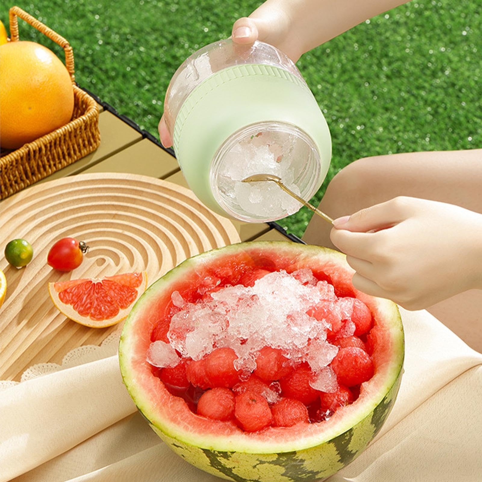 Gobelet Mixeur Portable Sans Fil Gobelet sans fil rechargeable USB 500ml | Blender à Jus Frais Pour Shakes Café Boissons Nourriture Cuisine Plage Pique-nique Camping Table Maison Été