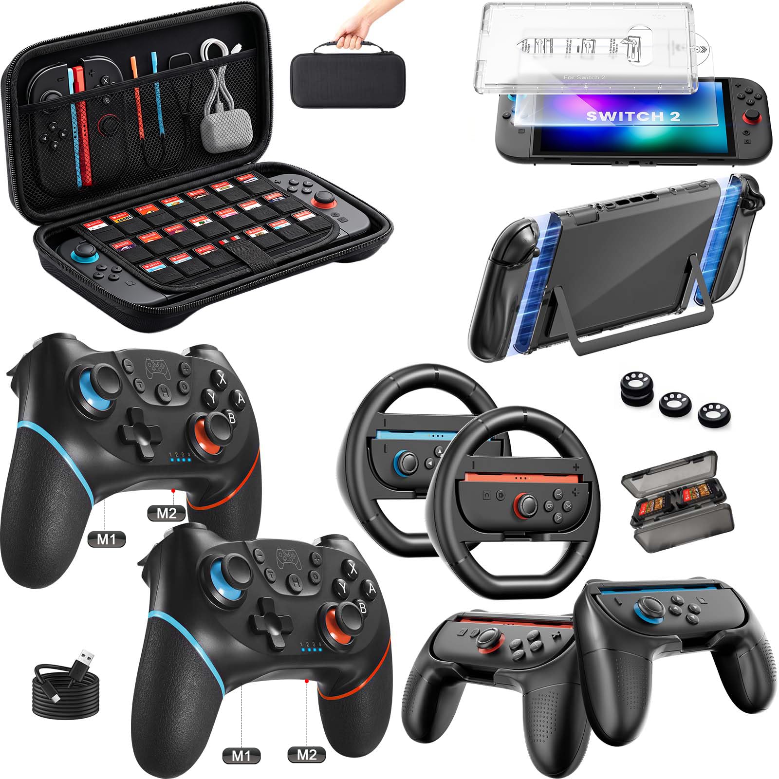 Amazon.co.jp: Nintendo Switch 2 18-in-1用プロコントローラー