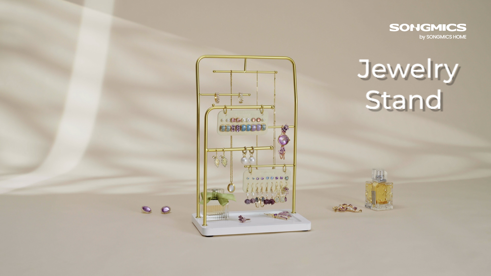 Amazon.com: SONGMICS Jewelry Stand, Jewelry Organizer, Jewelry