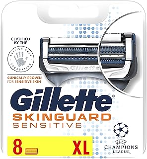 شفرات حلاقة جيليت سكين جارد للبشرة الحساسة ، عبوة من 8 شفرات