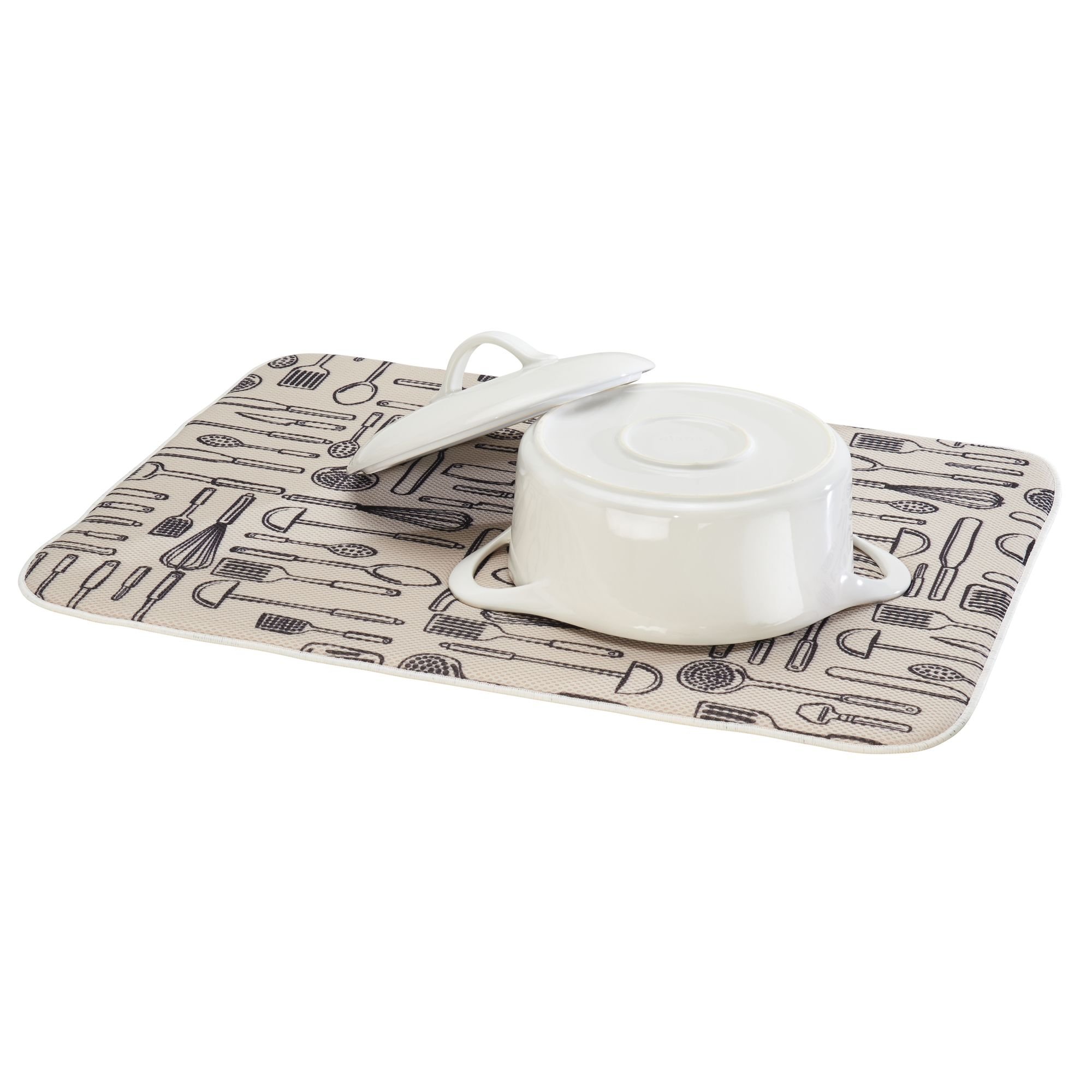 Buy InterDesign iDry Fabric Extra Large Kitchen Countertop Dish Drying