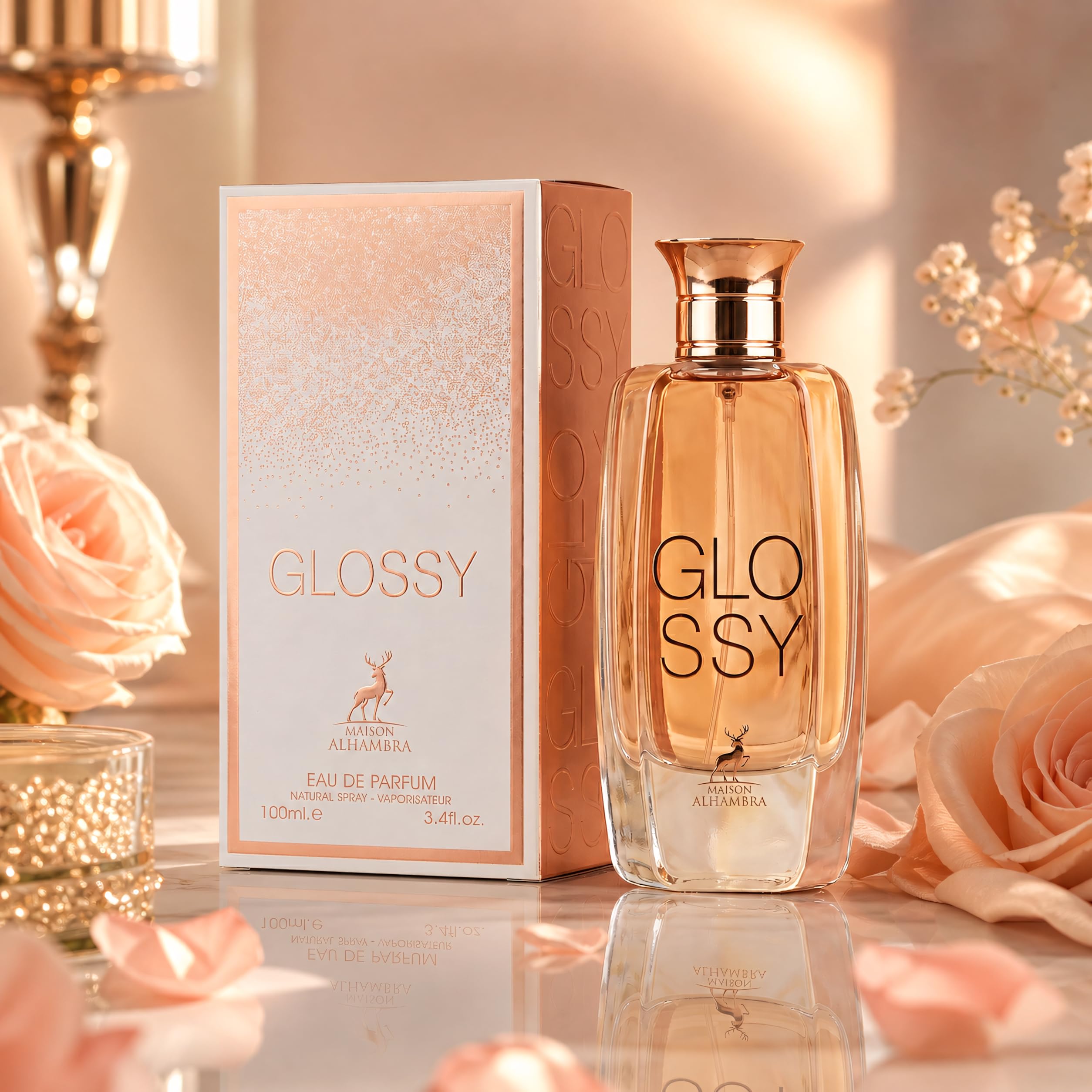 香水(女性用) MAISON ALHAMBRA GLOSSY Eau de Parfum Amazon.com : Glossy by Maison Alhambra for Women - 3.4 oz EDP