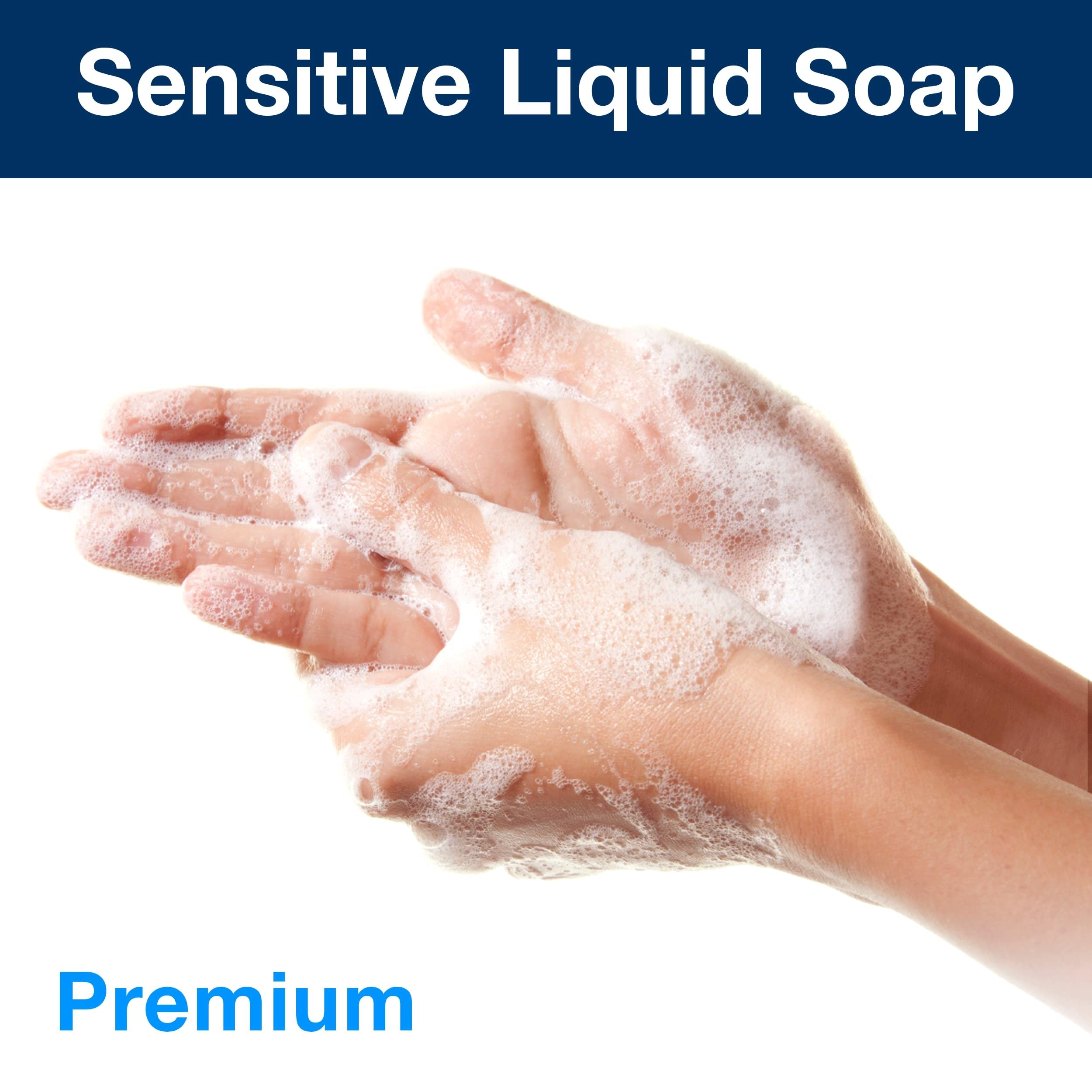 Tork Sensitive Hand 420701 - Sapone liquido S1, dermatologicamente testato, 6 x 1000 ml