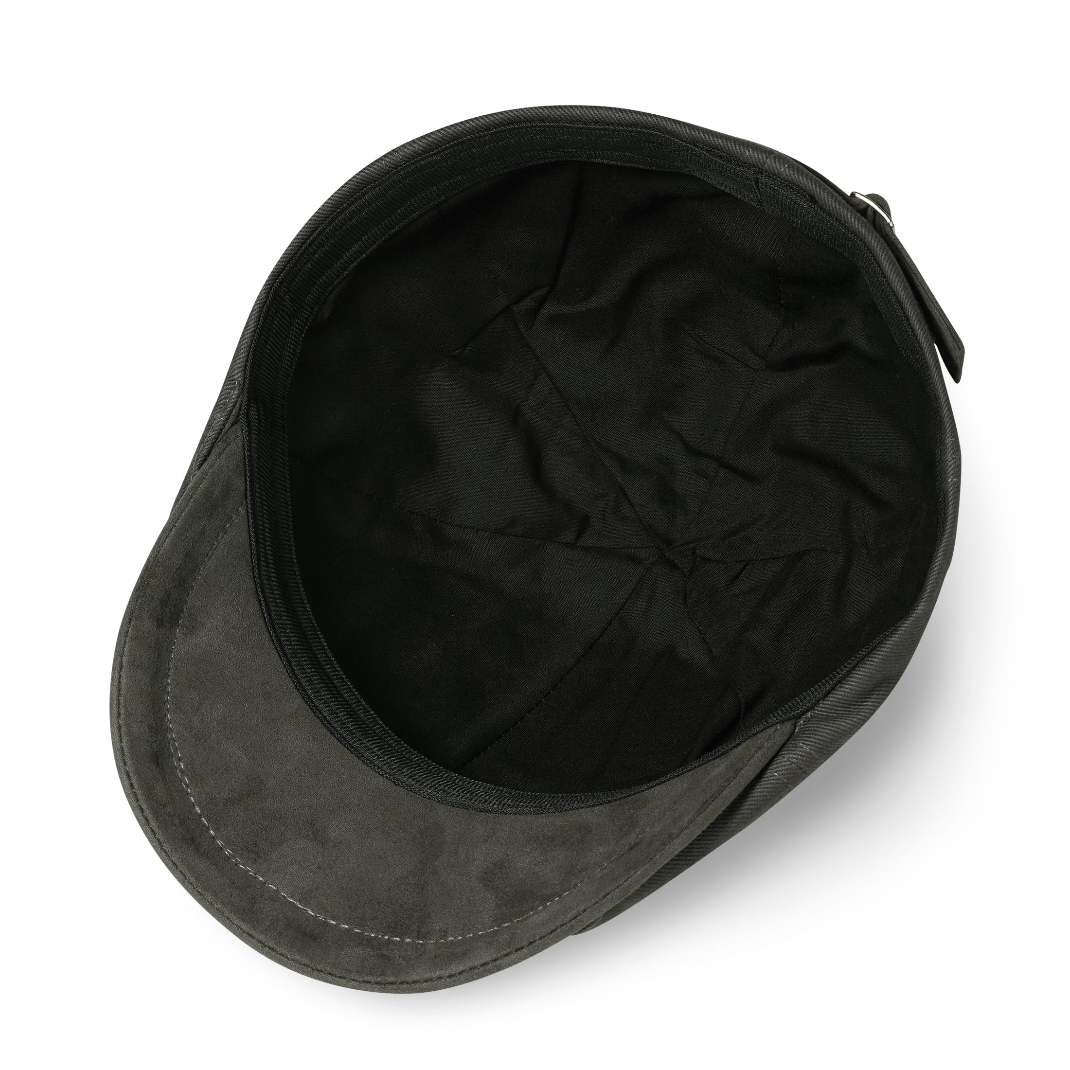 Clakllie Schiebermütze Flat Cap aus Baumwolle Schirmmütze für Herren Damen Gatsby Newsboy Cap Baskenmütze Gatsby Ivy Irish Hat,NB25Q10-Grey