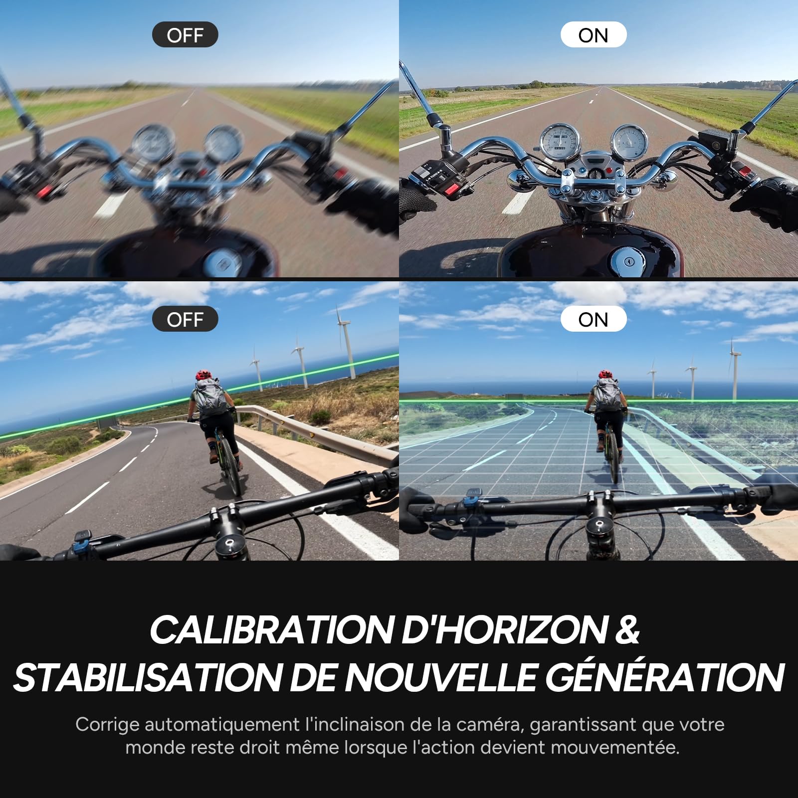 SJCAM SJ30 8K/20FPS,4K/60FPS Camera Action Dual Objectif avec Autonomie 7H | Écran Tactile Rabattable 2,51", Stabilisation Steady Motion 2.0,Camera Vlog pour Moto,Randonnée