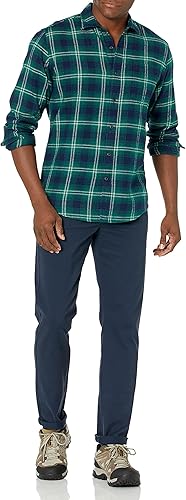 Miniatura 5 de Tienda Essentials - Camisa de franela para hombre, de manga larga