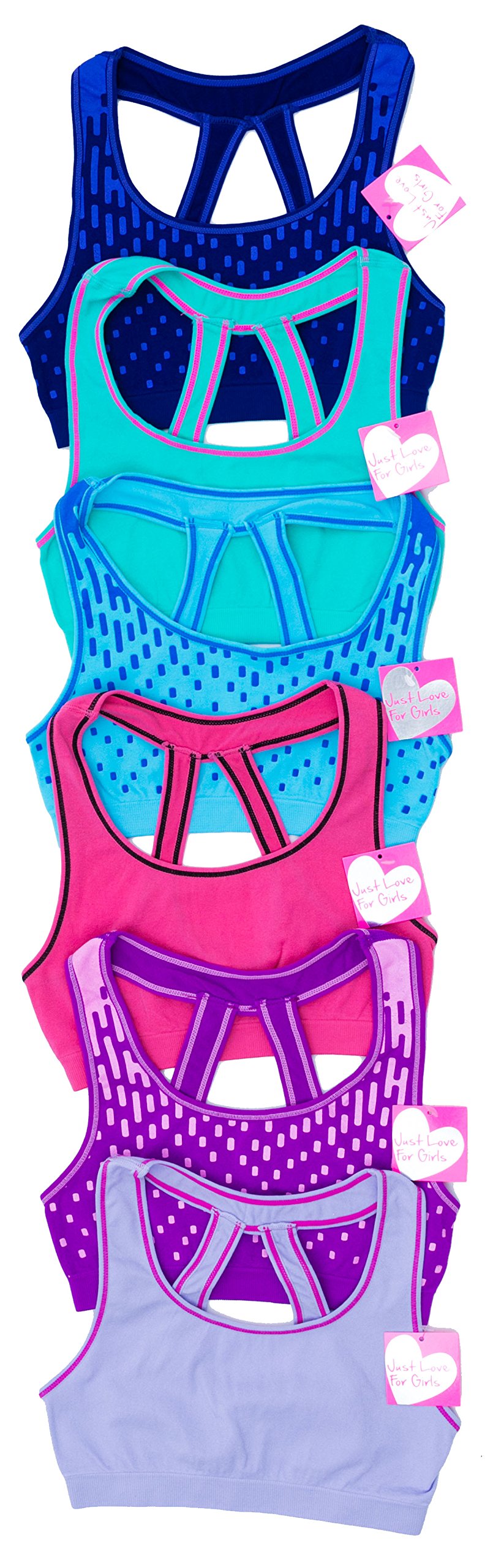 Just Love Girls Bras (Pack of 6)