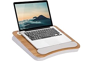 LAPGEAR Small Lap Desk with Wrist Rest and Media Slot