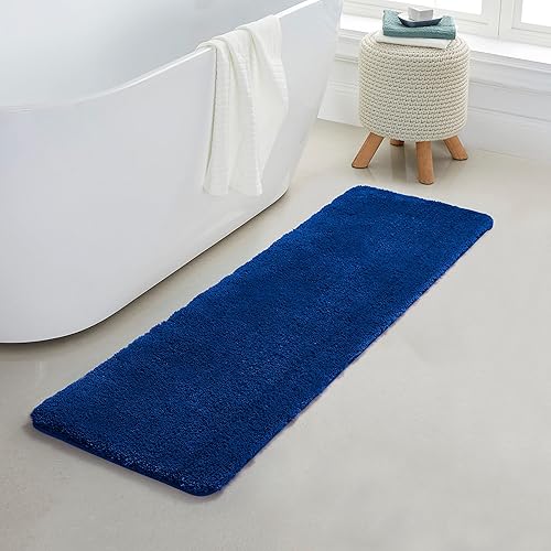 Miniatura 37 de YHF - Alfombras de baño de 20 x 32 pulgadas, extra gruesas y suaves, de microfibra peluda, lavables a máquina, alfombras de baño absorbentes, tapete