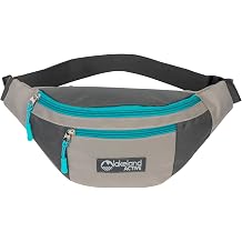Lakeland Active Mossband Lightweight Bum Bag - Grey/Grey/Teal