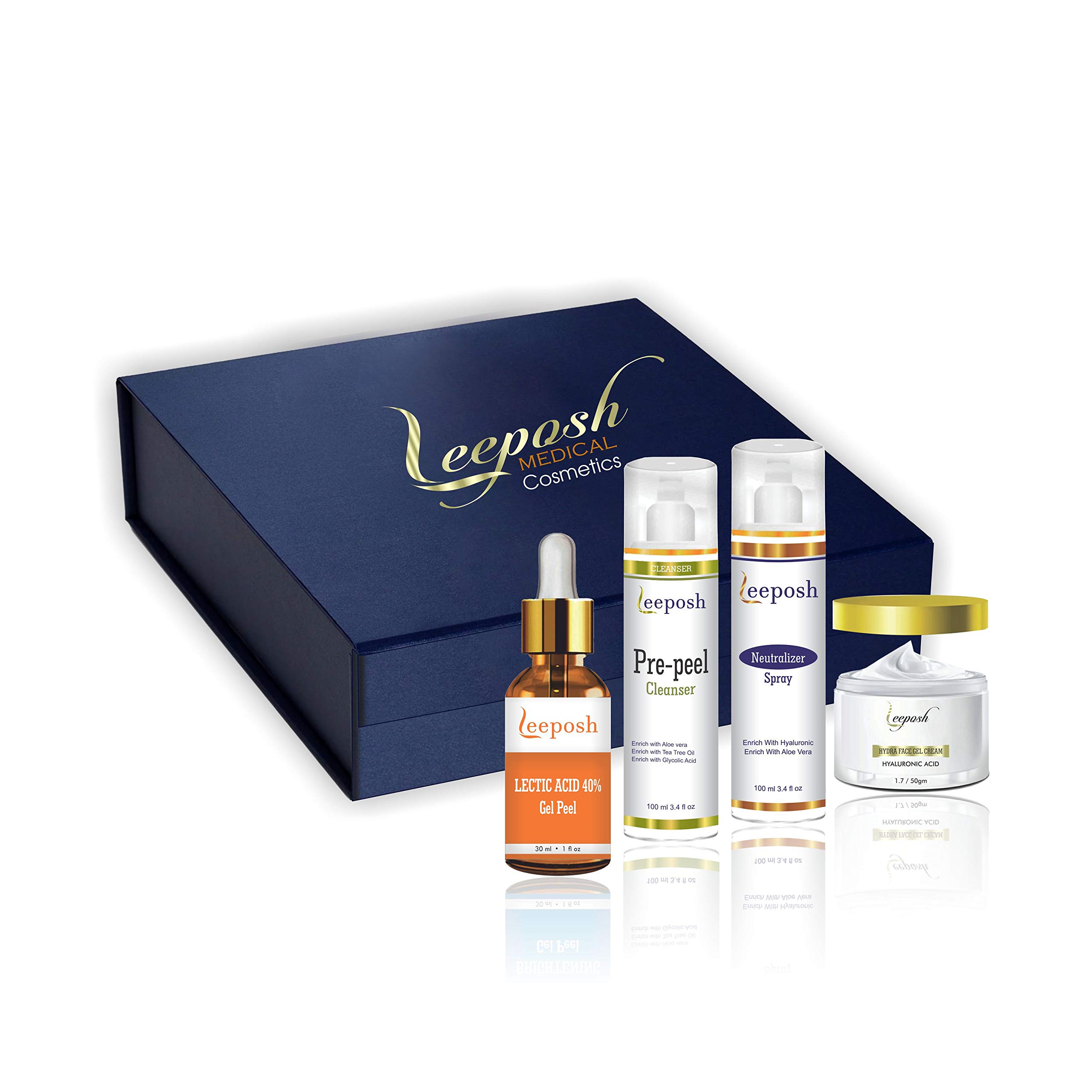 Leeposh 40% Lactic Peeling Kit Lactic Serum Base