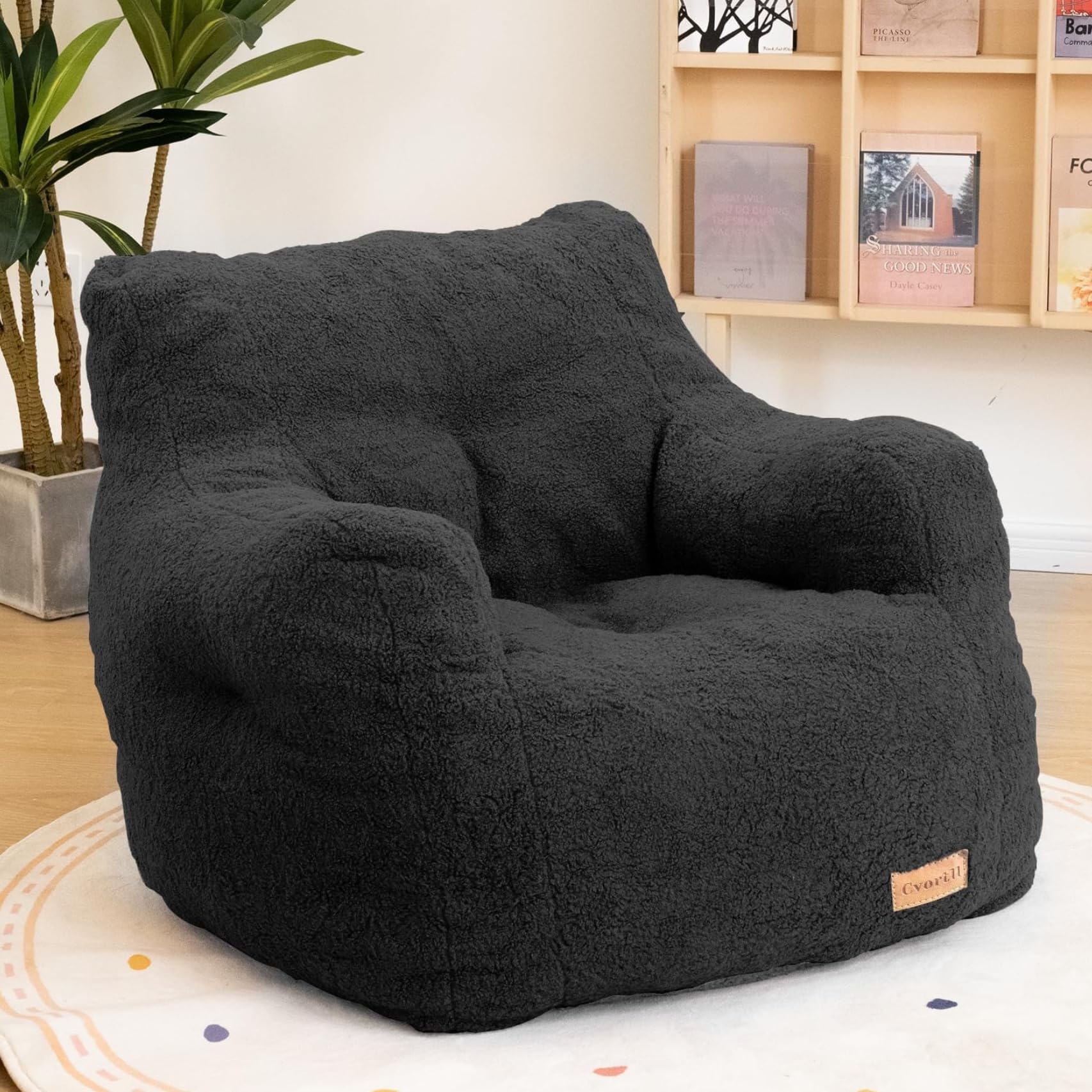 Amazon.com: Cvortll Bean Bag Chair with Filler, Bean Bag Sofa with