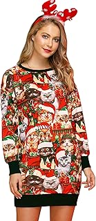 christmas sweatshirt dress