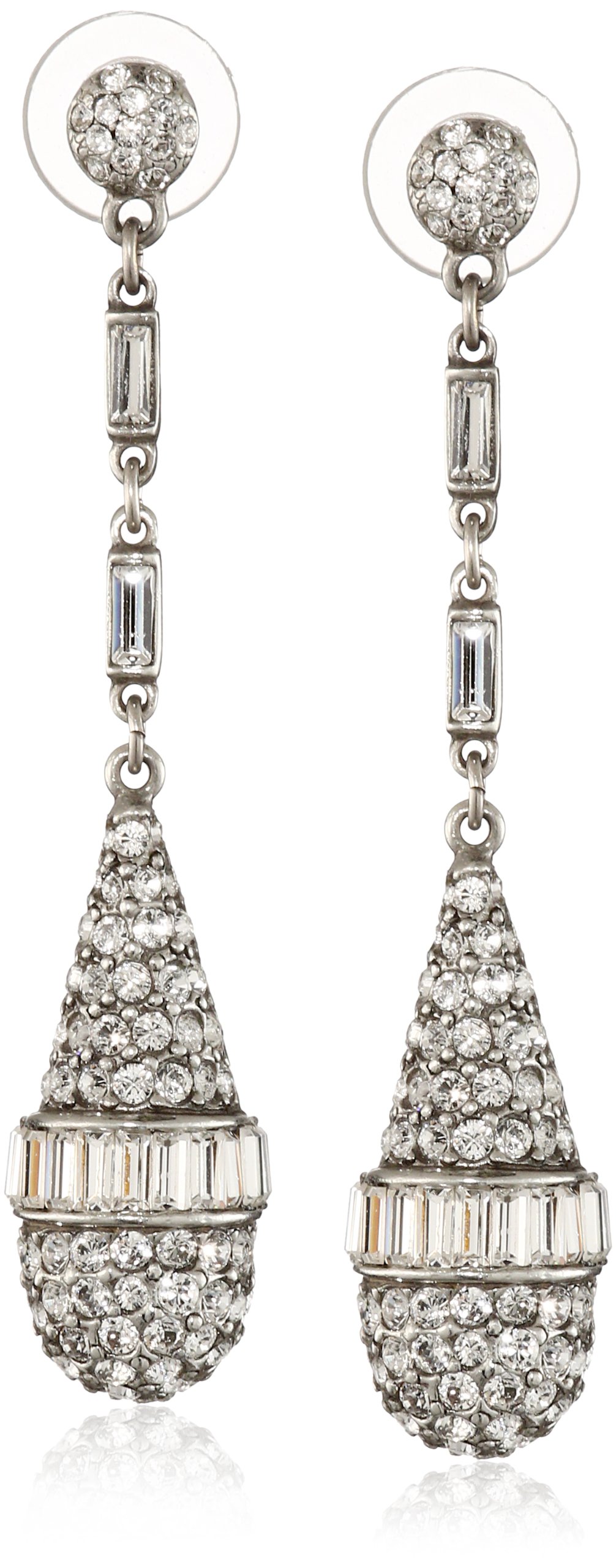 Ben-Amun JewelryClear Crystal Drop Earrings