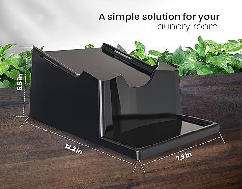 Miniatura 4 de Skywin Organizador de detergente para ropa sucia y bandeja de goteo para organización de la lavandería, bandeja de almacenamiento de vasos de jabón