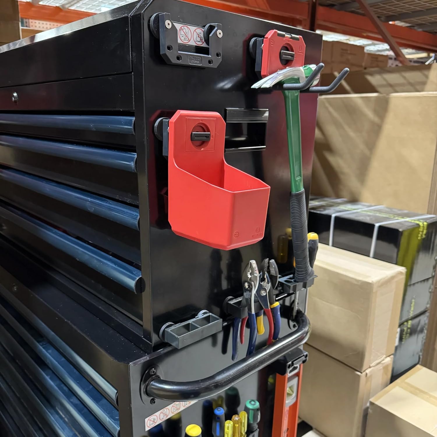 StealthMounts Cleat 'n' Feet Magnetic Mounting Cleats V2 - Compatible with Milwaukee Packout Accessories & Packout Feet (2 Pack)