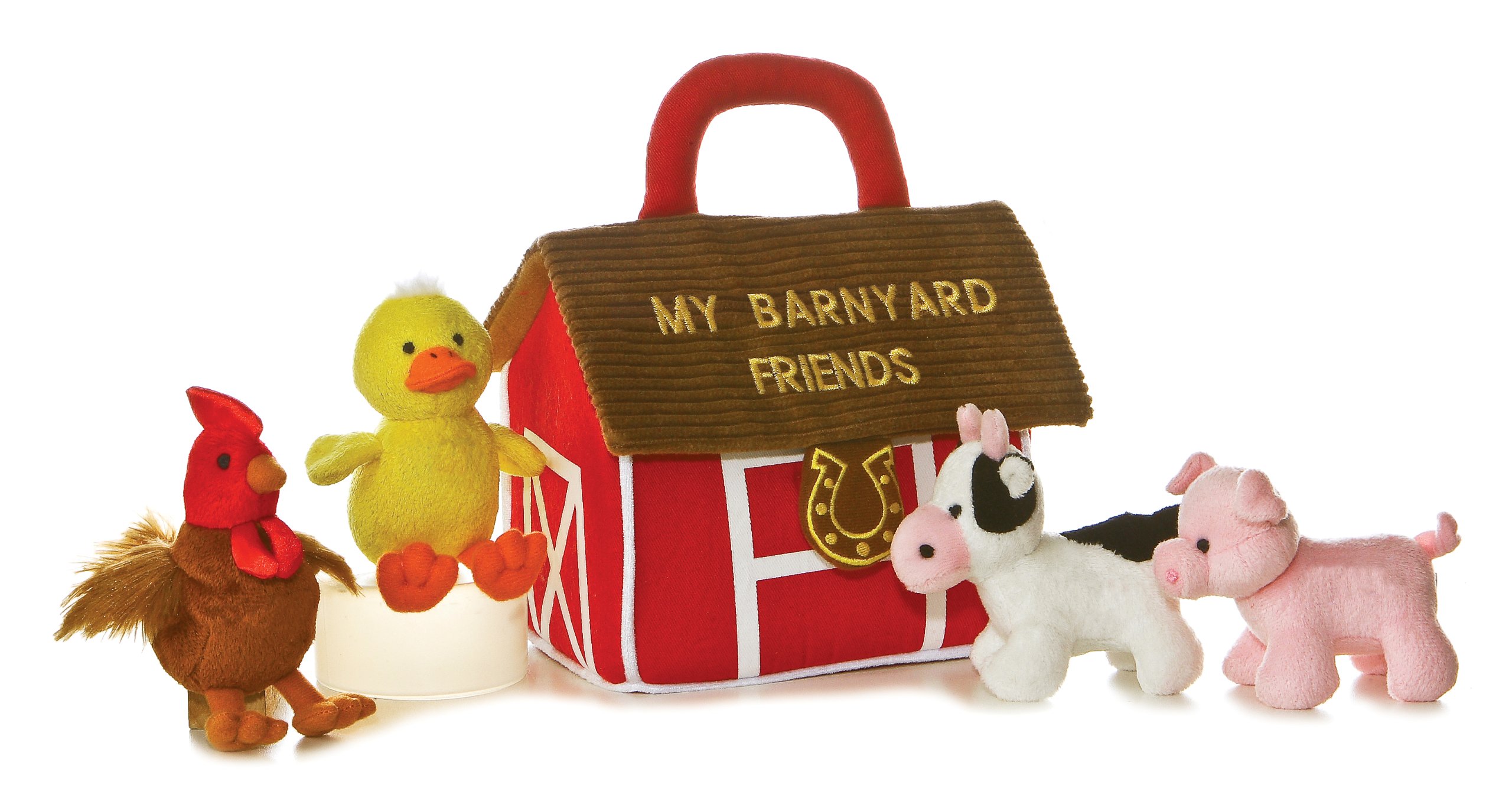 my barnyard friends plush playset