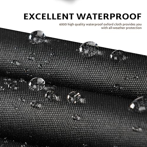 Miniatura 7 de iBirdie Cubierta impermeable para cortacésped de 20, 21, 22, 23 pulgadas, resistente a la intemperie 600D, resistente a la intemperie, resistente a