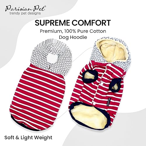 Miniatura 10 de Parisian Pet Ropa para perros Ropa para gatos, trajes de camisa de ancla y pañuelo, M