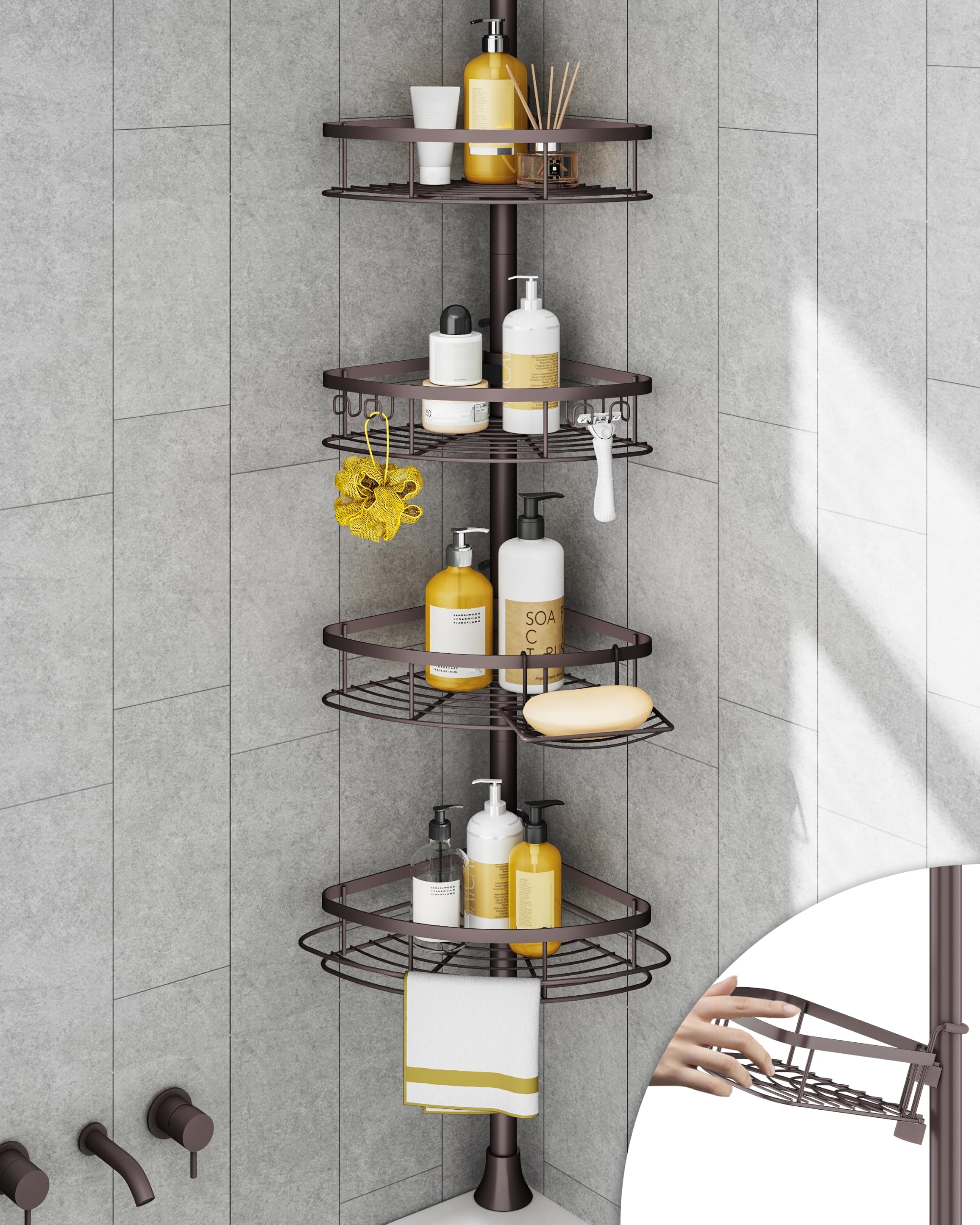 Rustproof Shower Caddy - Organize Your Bathroom! -8