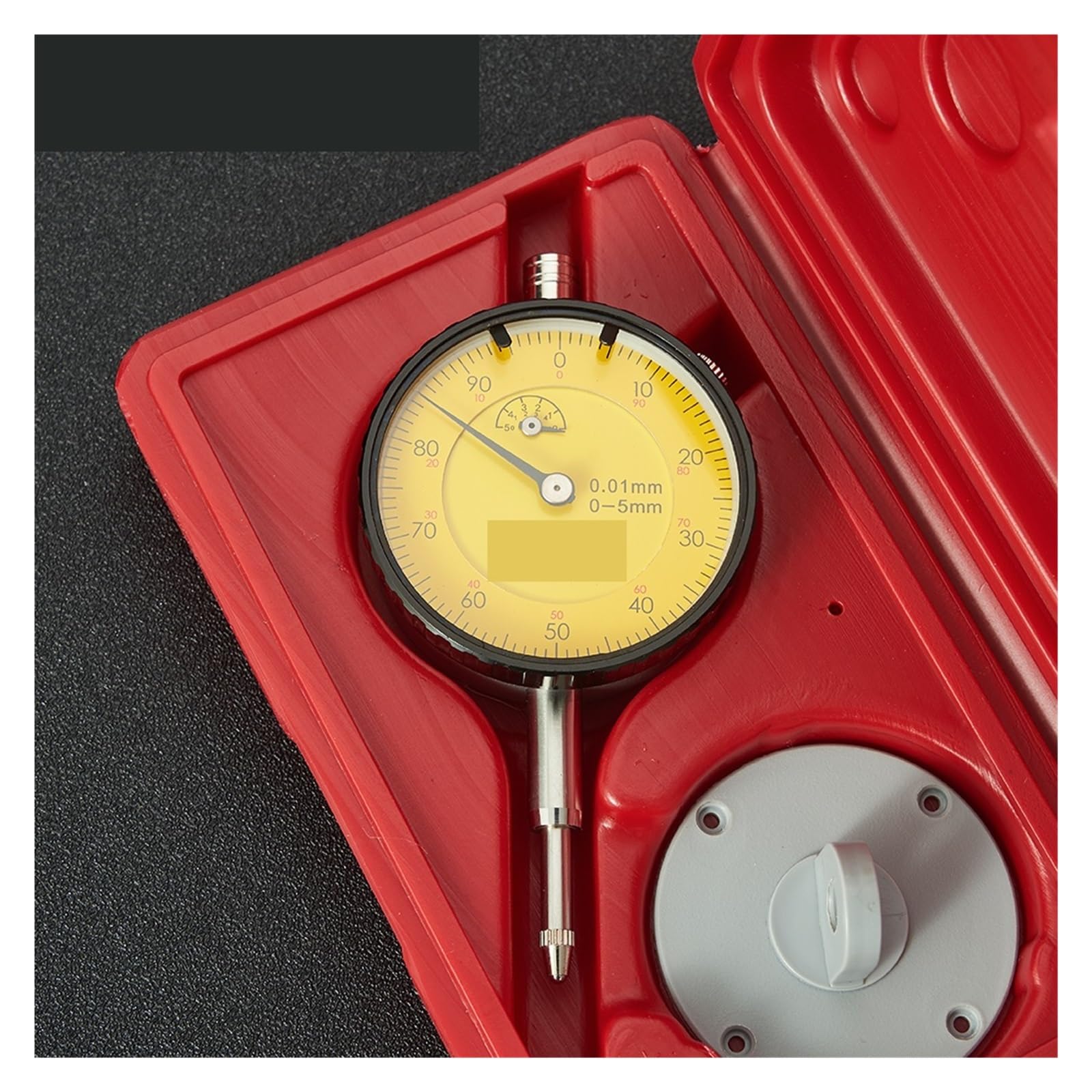 Indicateur à cadran, Spécification de l'indicateur de micromètre mécanique 0-5 mm 0-10 mm 0-20 mm 0-30 mm 0-50 mm Précision de l'indicateur de pourcentage 0,01 mm(0-10mm (0.01mm))